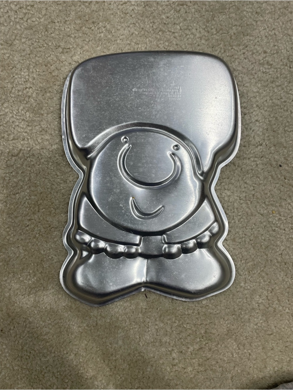 Vintage Wilton aluminum Ziggy cake pan